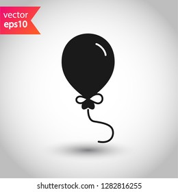 Balloon icon. Air ball flat symbol. Helium balloon vector sign. EPS 10