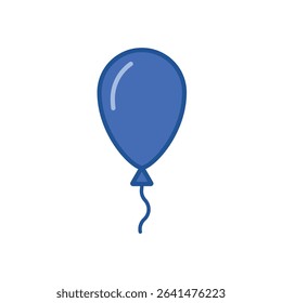 Balloon icon. Colored vector illustration.
