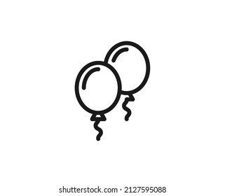 Concepto de icono de globo. Pictograma de infarto único editable de primera calidad perfecto para logotipos, aplicaciones móviles, tiendas en línea y sitios web. Símbolo vector aislado en fondo blanco. 