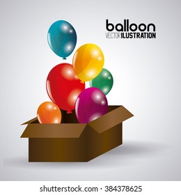 balloon icon design 