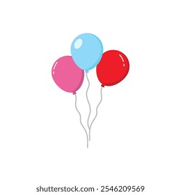 Illustrationsvorlage für Ballonsymbol