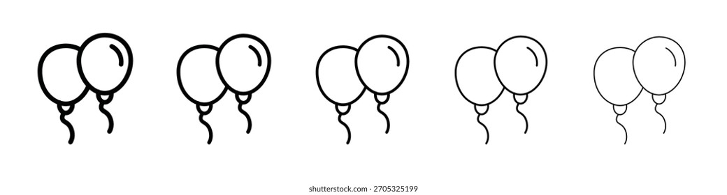 Balloon icon design, logo, app, UI. Vector illustration, EPS