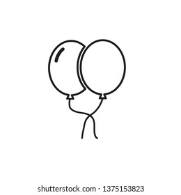 balloon icon design template