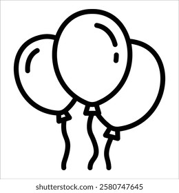Balloon Icon Element For Design