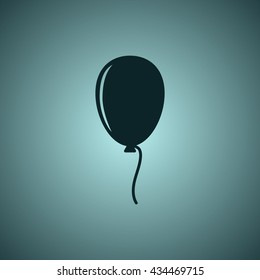 balloon Icon, flat design style