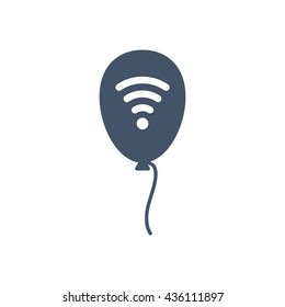 balloon Icon, flat design style