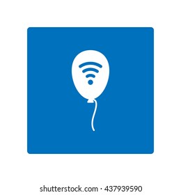 balloon Icon, flat design style