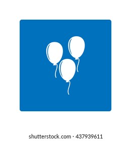 balloon Icon, flat design style