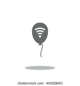 balloon Icon, flat design style