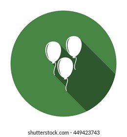 balloon Icon, flat design style