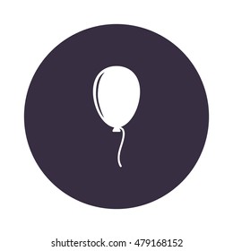 balloon Icon, flat design style