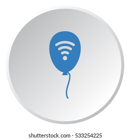 balloon Icon, flat design style
