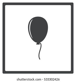 balloon Icon, flat design style