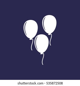balloon Icon, flat design style