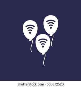balloon Icon, flat design style