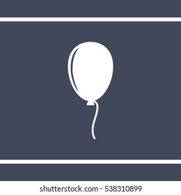 balloon Icon, flat design style
