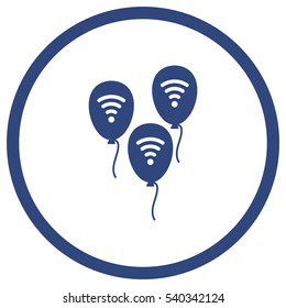 balloon Icon, flat design style