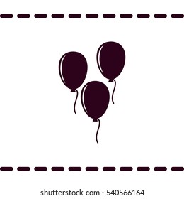 balloon Icon, flat design style