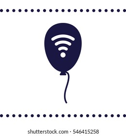 balloon Icon, flat design style