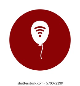 balloon Icon, flat design style