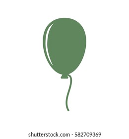 balloon Icon, flat design style