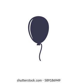 balloon Icon, flat design style