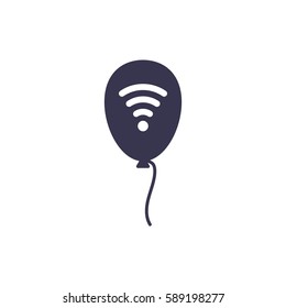 balloon Icon, flat design style