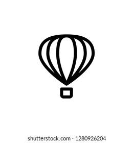 Balloon icon. Fly sign