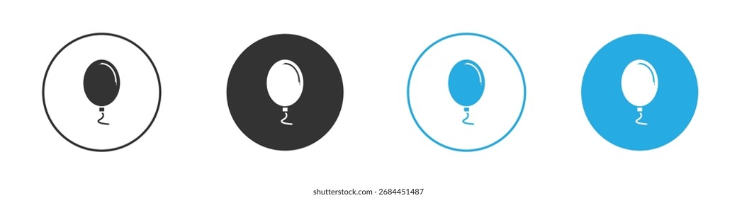 Ícone de balão. Modelo de design de ícone gráfico