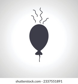 balloon Icon. holiday balloon icon. 