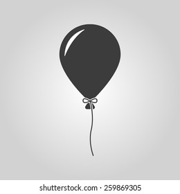 The balloon icon. Holiday symbol. Flat Vector illustration