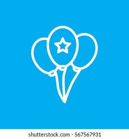 balloon icon illustration isolated vector sign symbol