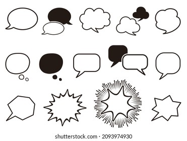 Balloon  icon  illustration set  vector