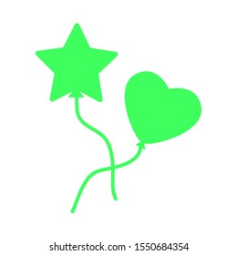 Balloon icon illustration vector design template