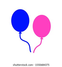 Balloon icon illustration vector design template