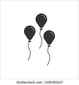 ilustración de icono de globo, diseño vectorial de símbolos y elementos.
