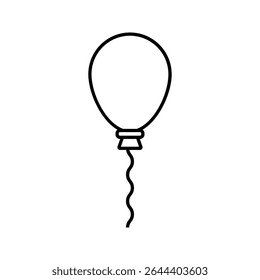 balloon icon Isolated flat vector in outline icon set eps 10
