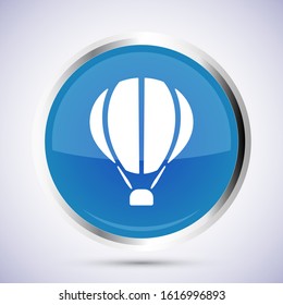 Balloon icon isolated. Modern simple flat balun birthday sign. Celebration, internet concept. Web buttons, mobile applications.