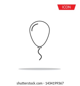 balloon icon isolated on white background.