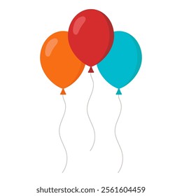 Balloon icon isolated on white background