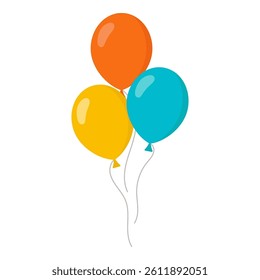 Balloon icon isolated on white background