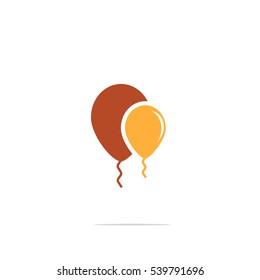 Icono de globo aislado en fondo blanco. Arte vectorial.

