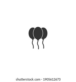 Balloon icon, isolated Balloon sign icon, vector illustration