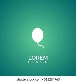 balloon icon. balloon logo
