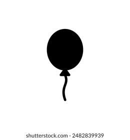 Balloon icon logo design. Party balloon sign and symbol