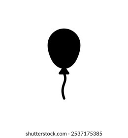Diseño de logotipo de icono de globo. Signo y símbolo del globo del partido