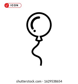 balloon icon or logo isolated sign symbol vector illustration - high quality black style vector icons
