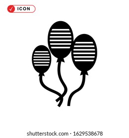 balloon icon or logo isolated sign symbol vector illustration - high quality black style vector icons
