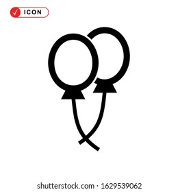 balloon icon or logo isolated sign symbol vector illustration - high quality black style vector icons
