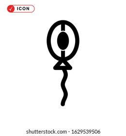 balloon icon or logo isolated sign symbol vector illustration - high quality black style vector icons
